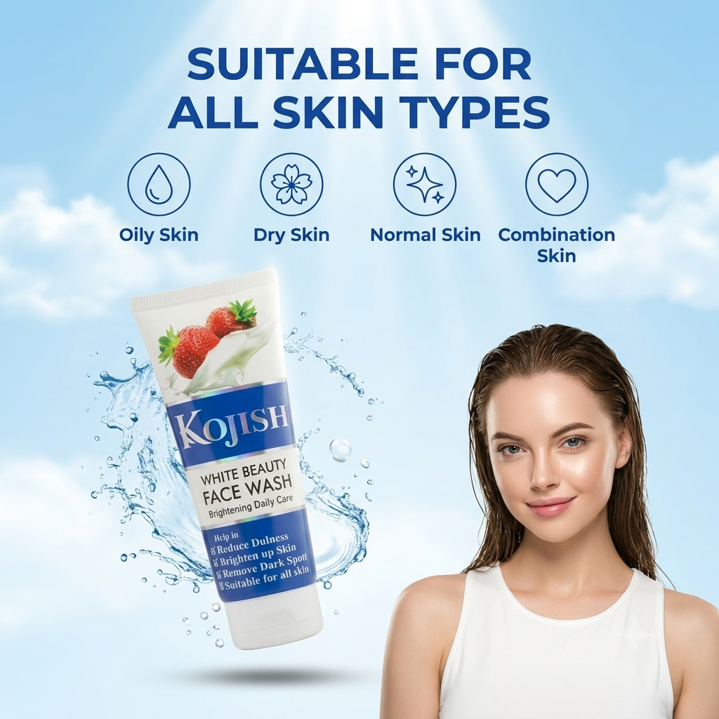 kojish white beauty facewash