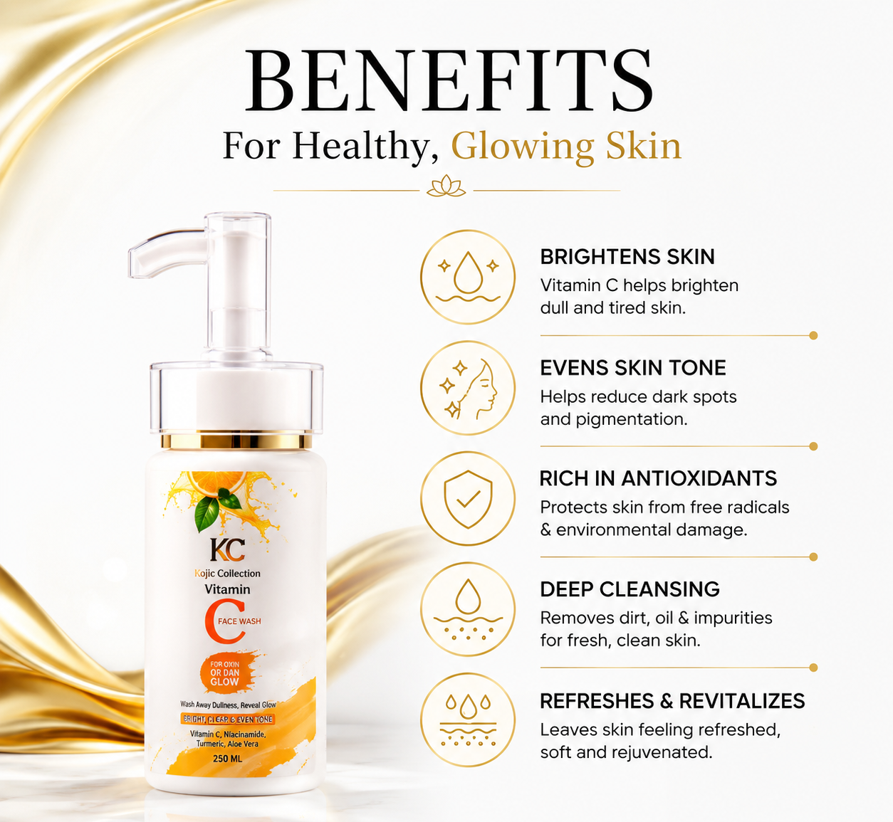 Kojish Vitamin C Face Wash